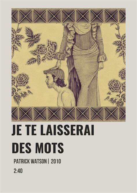 Je Te Laisserai Des Mots