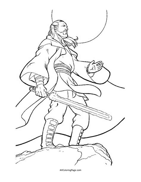 Jedi Knight Star Wars Coloring Pages