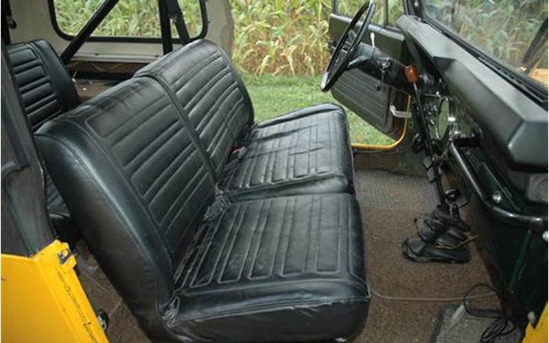 Jeep Cj Front Bench Seat Installation