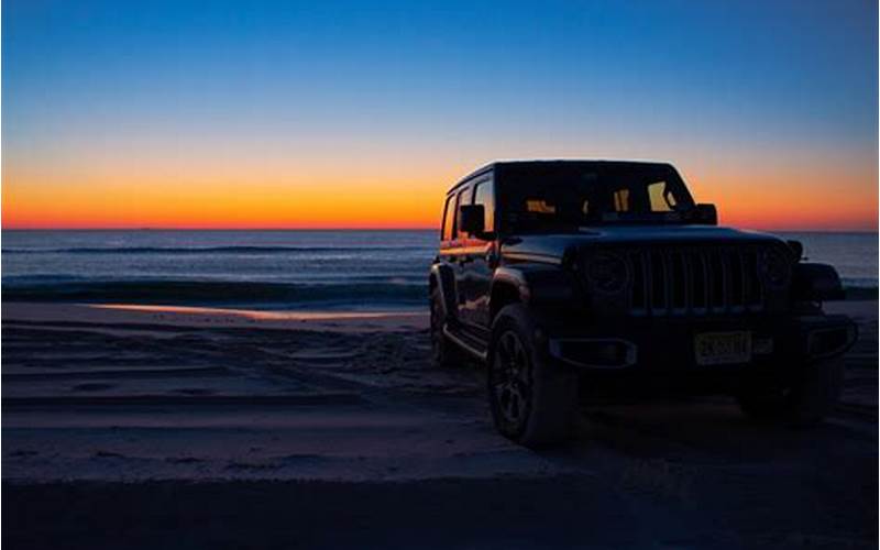 Jeep On The Beach