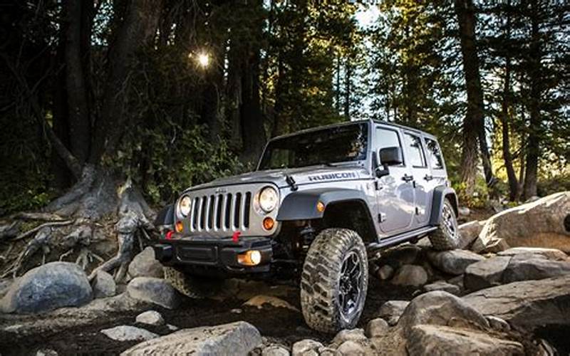 Jeep Wrangler In The Forest