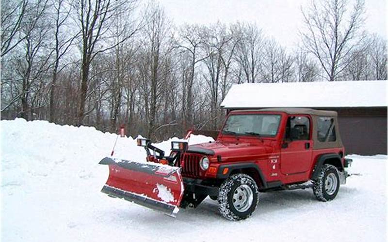 Jeep Wrangler Plow