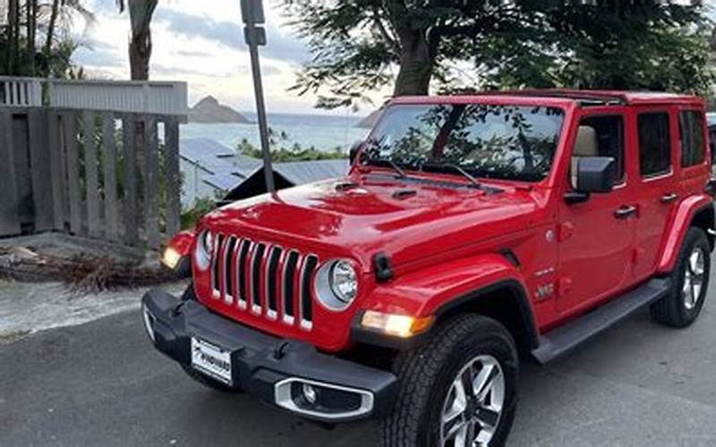 Jeep Wrangler Rental In Honolulu