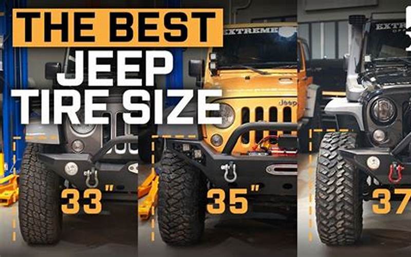 Jeep Wrangler Tire Size
