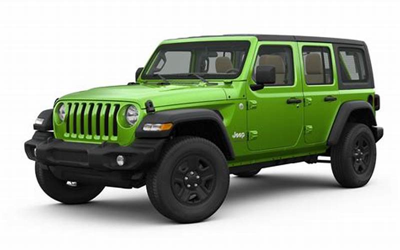 Jeep Wrangler Unlimited Sport Rhd Features