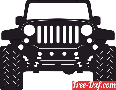 Download Jeep Car in Hand Files DXF Files