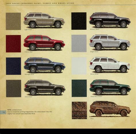 Jeep Grand Cherokee Paint Code