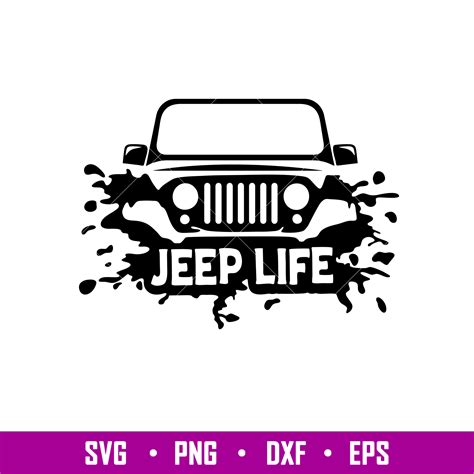 Rev Up Your Designs with Jeep Life SVG: Embark on an Adventure of Off-Roading Goodness!