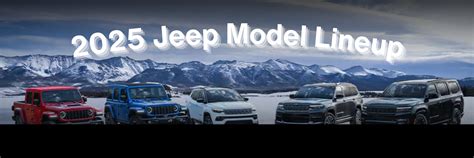 Jeep Lineup 2025 Redesign: Unveiling the Future of Rugged Adventure
