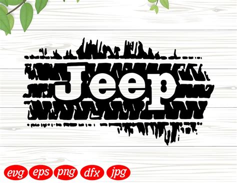 Blaze a Trail with Jeep Tire Tracks SVG - Unlock Your Off-Road Adventure