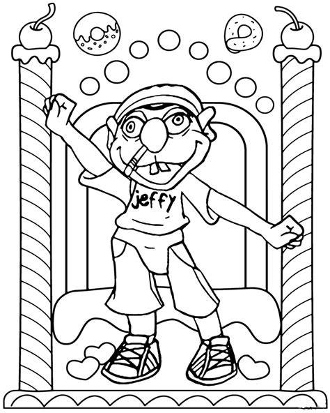 Jeffy Coloring Pages