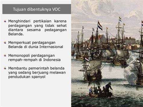 Jelaskan Tujuan Belanda Mendirikan VOC