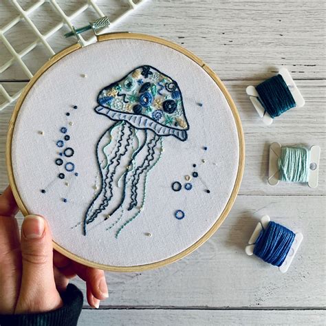 Jellifish Embroidery