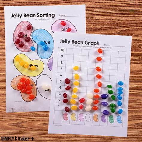 Jelly Bean Math Activity Printable Free