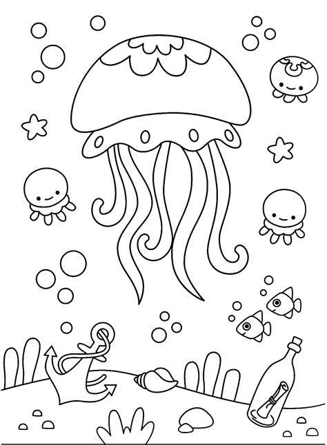 Jellyfish Color Page