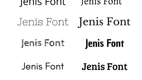 Jenis-Jenis Font