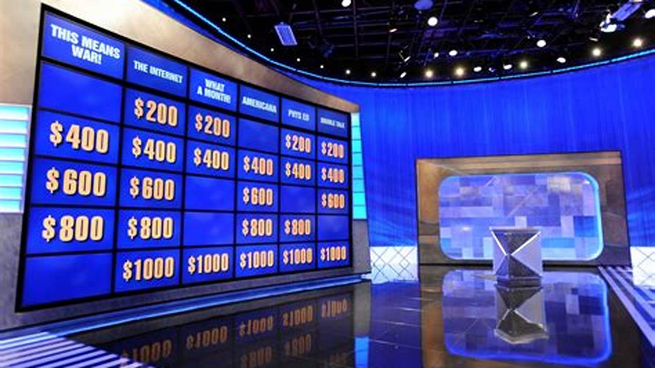 Jeopardy November 1 2025