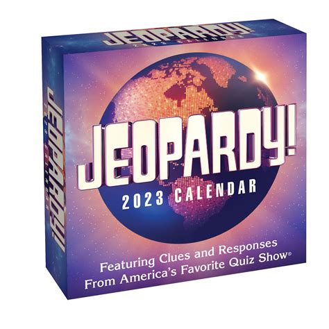 Jeopardy Daily Calendar