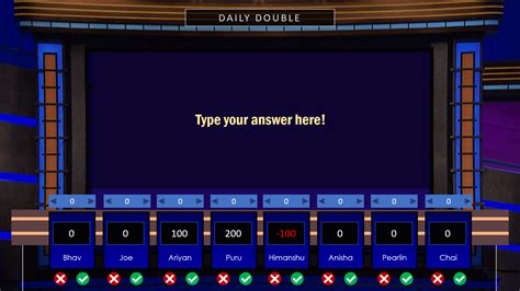Jeopardy Powerpoint Template With Scoreboard