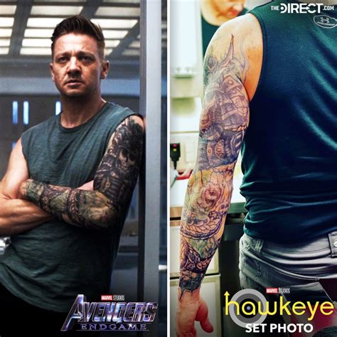 Jeremy Renner Tattoo