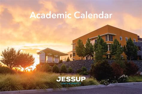 Jessup Academic Calendar