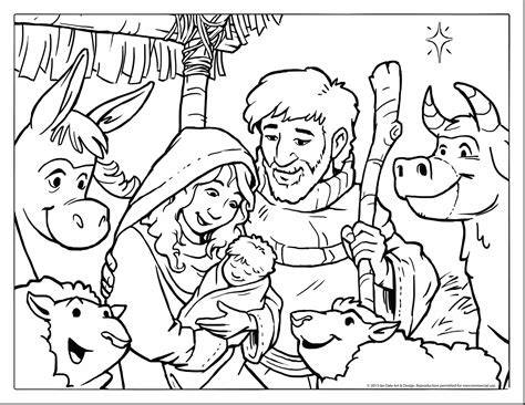 Jesus Birth Color Pages
