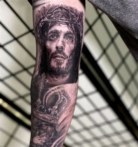 Jesus Crown Tattoo