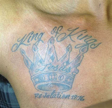 Jesus Is King Tattoo