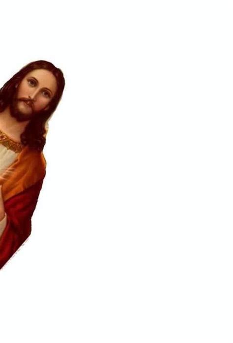 Jesus Is Watching You Meme Blank