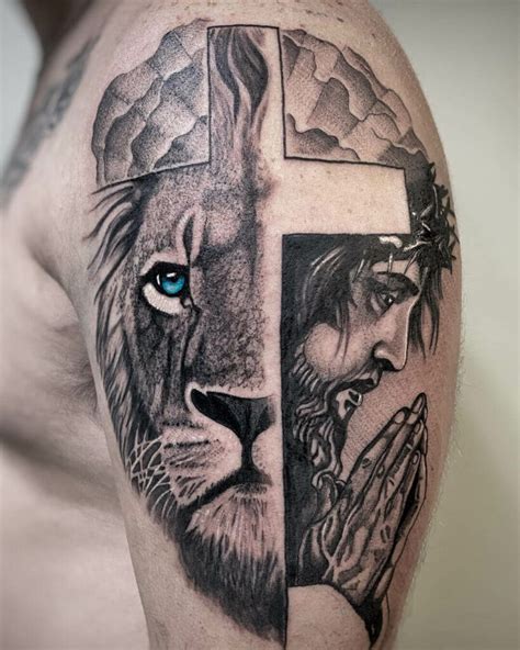 Jesus Lion Tattoo