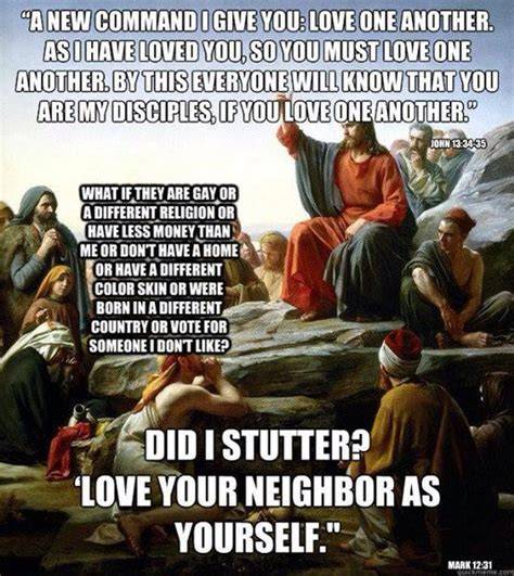 Jesus Meme Love Your Neighbor