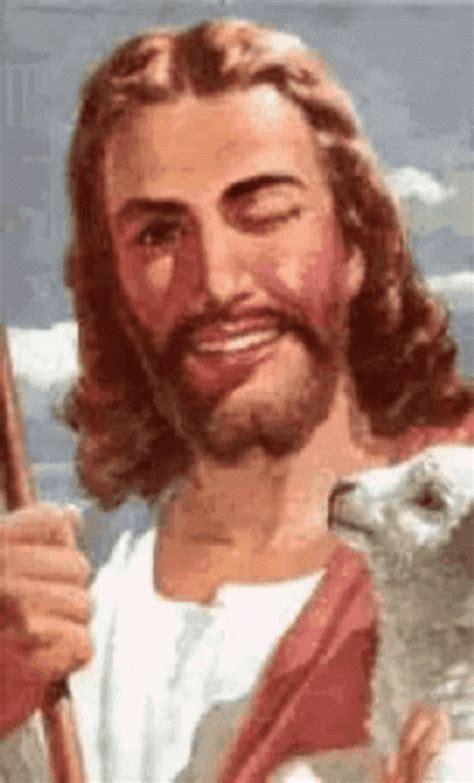 Jesus Wearing A Mask Gif