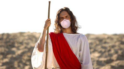 Jesus Wearing Covid Mask