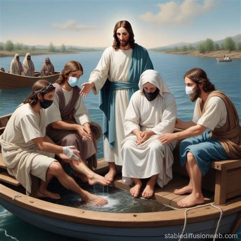 Jesus Wearing Surgical Mask