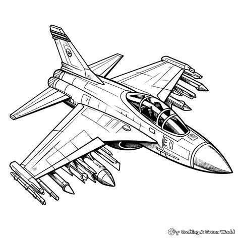 Jet Airplane Coloring Pages