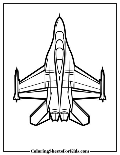 Jet Coloring Pages