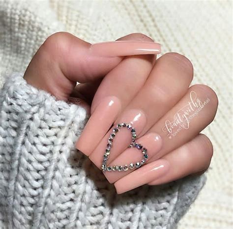 Jewel Heart Acrylic Nails: The Trendy Nail Style In 2023