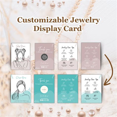 Download Jewelry Cards Template Files