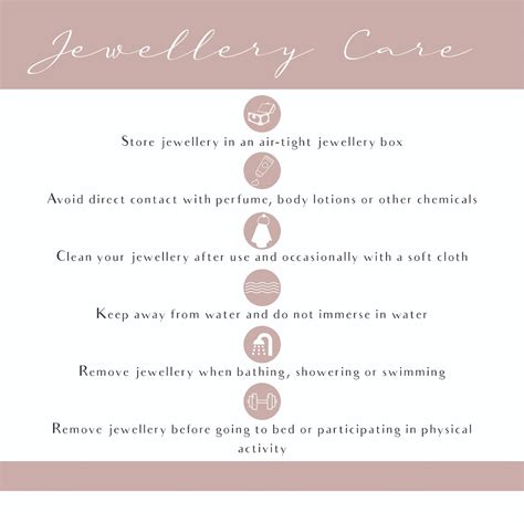 Jewelry Care Tips