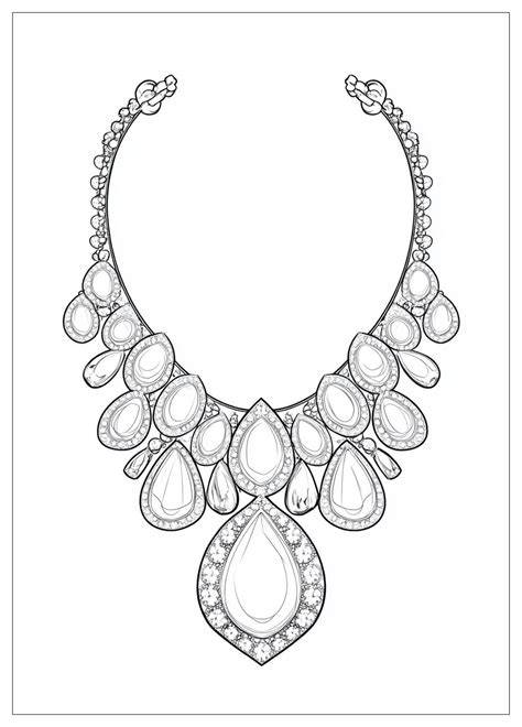 Jewelry Coloring Pages
