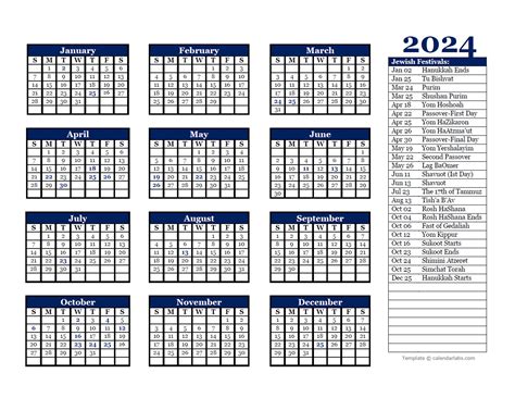 2023 Jewish Holidays Calendar