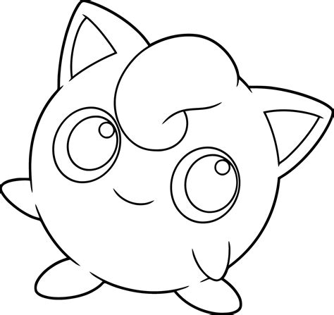 Jigglypuff Coloring Pages