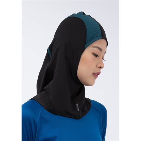 Jilbab Sport warna hitam
