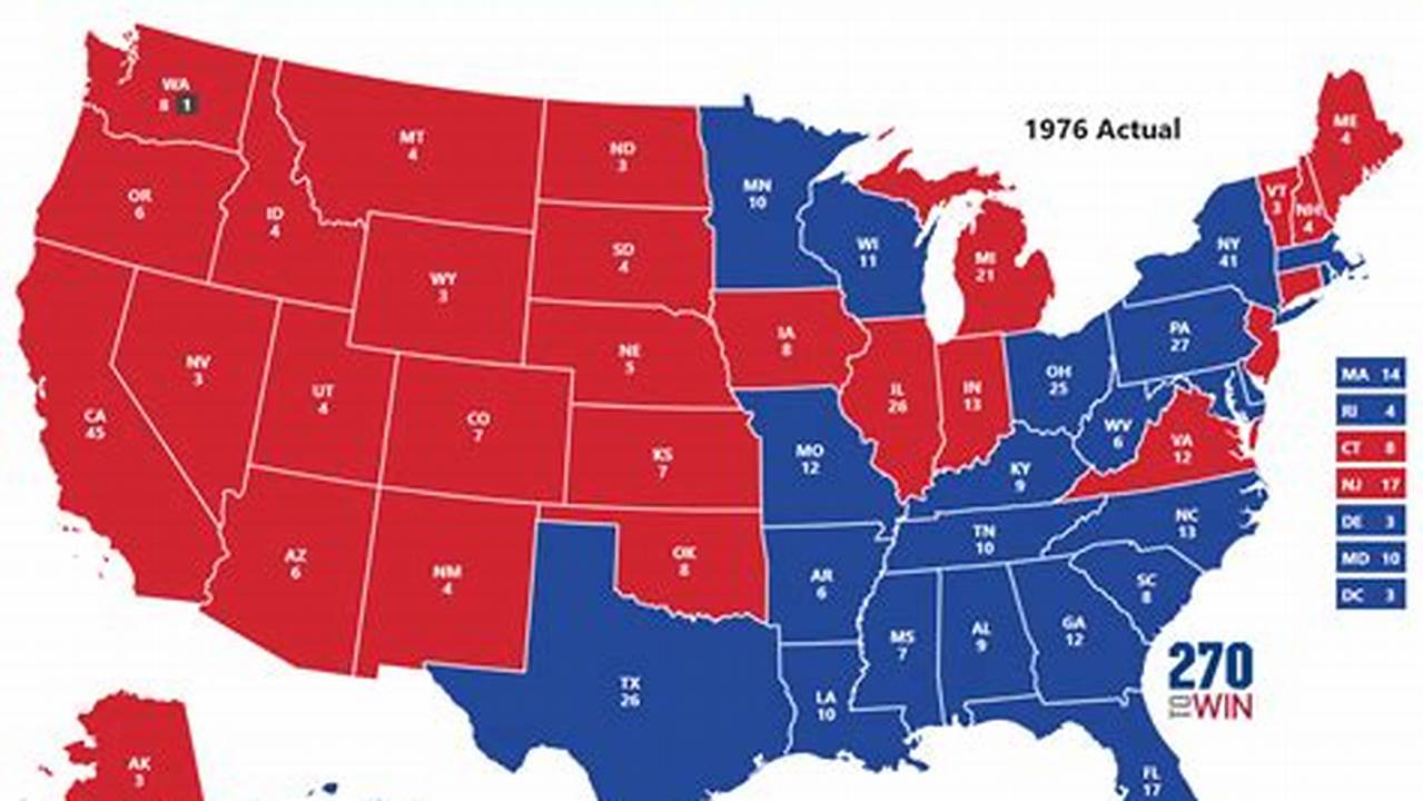 Jimmy Carter Election Map 2025