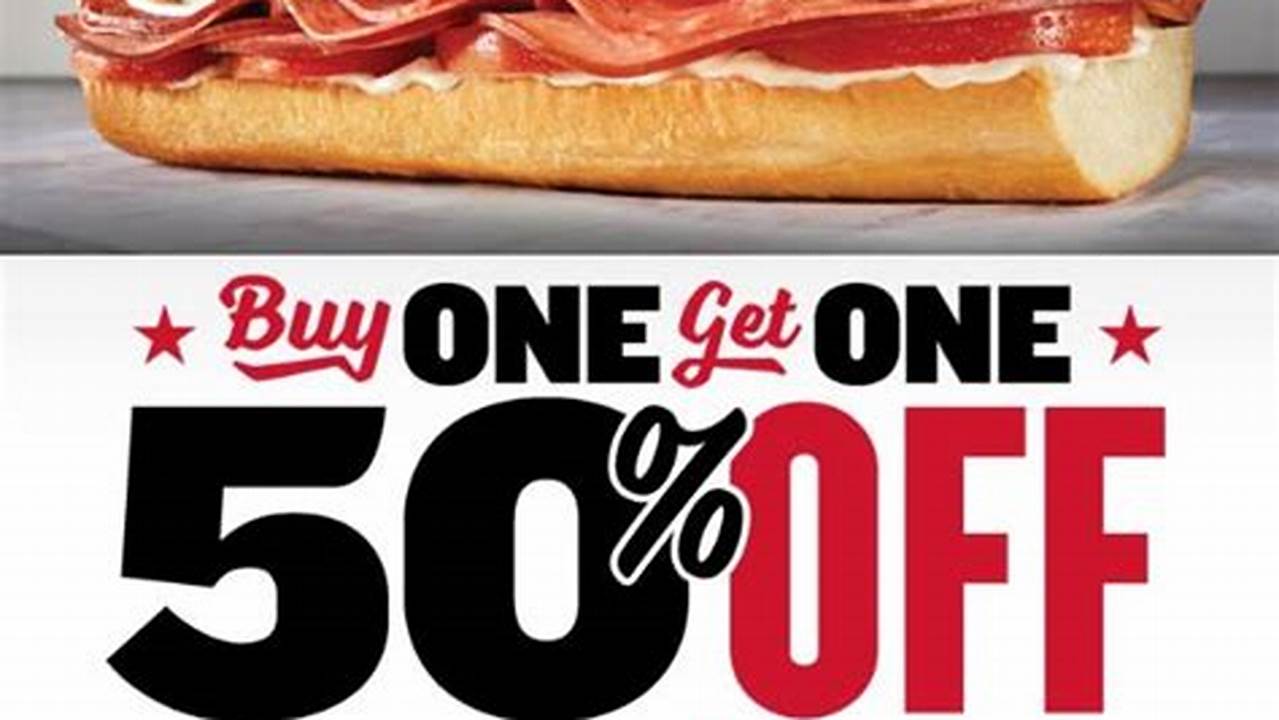 Jimmy John'S Promo Code October 2024