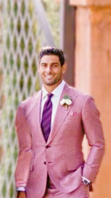 Jimmy Garoppolo Pink Suit