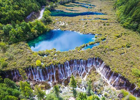 Jiuzhaigou Waterfall