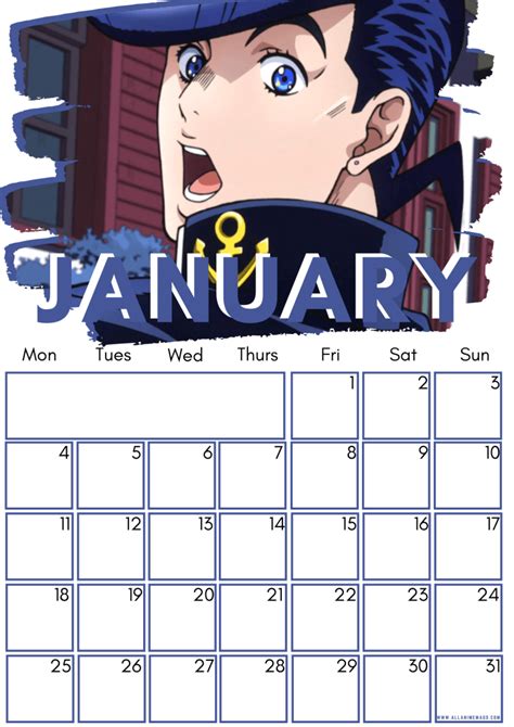 Jjba Advent Calendar