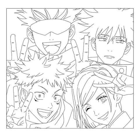 Jjk Coloring Page