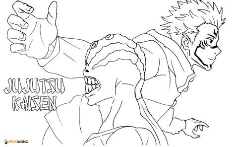 Jjk Coloring Pages